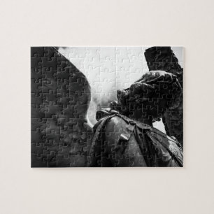 Falln Between Darkness and Light Jigsaw Puzzle