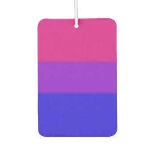 Falln Bisexual Pride Flag Car Air Freshener