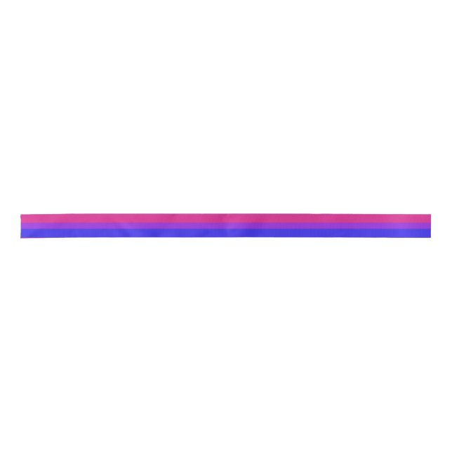 Falln Bisexual Pride Flag Satin Ribbon (Front)