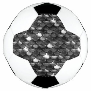 Falln Black and White Scales Football