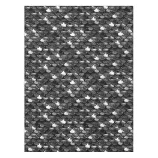 Falln Black and White Scales Tablecloth