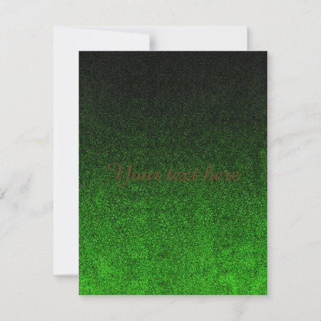 Falln Black & Green Glitter Gradient (Front)
