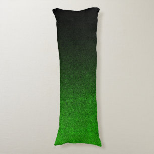 Falln Black & Green Glitter Gradient Body Cushion
