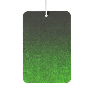Falln Black & Green Glitter Gradient Car Air Freshener