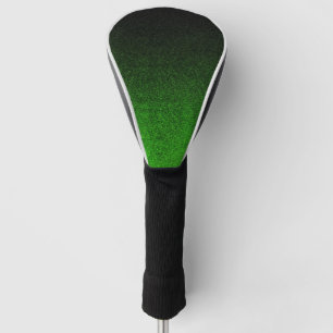 Falln Black & Green Glitter Gradient Golf Head Cover