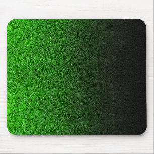 Falln Black & Green Glitter Gradient Mouse Mat