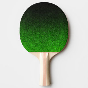 Falln Black & Green Glitter Gradient Ping Pong Paddle