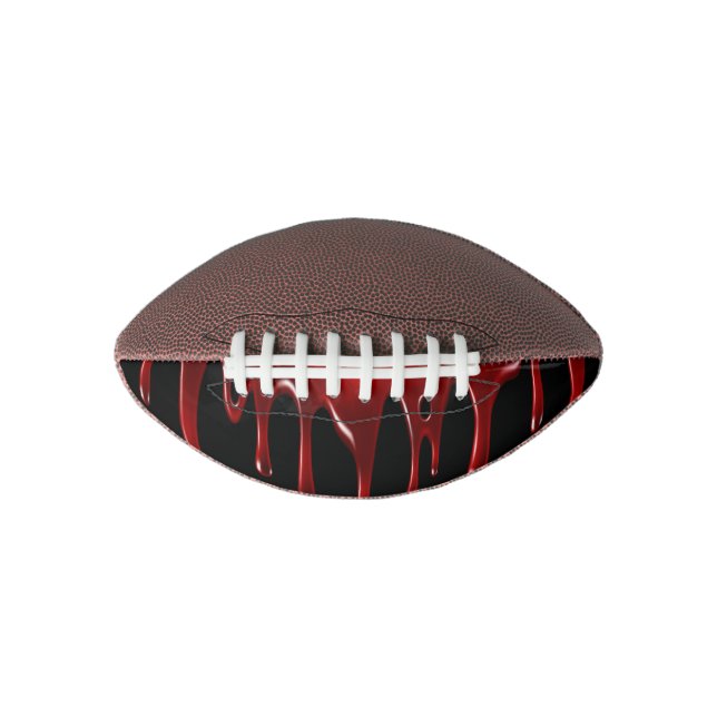 Falln Blood Drips Black American Football (Front)