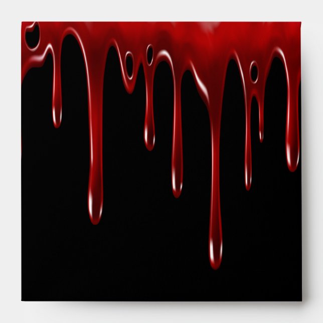 Falln Blood Drips Black Envelopes (Front)