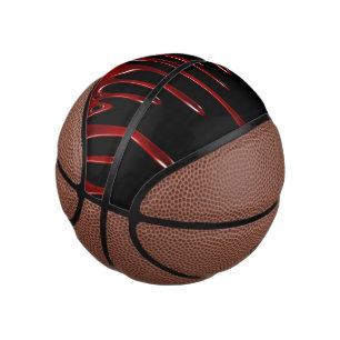 Falln Blood Drips Black Mini Basketball