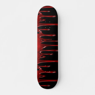 Falln Blood Drips Black Skateboard