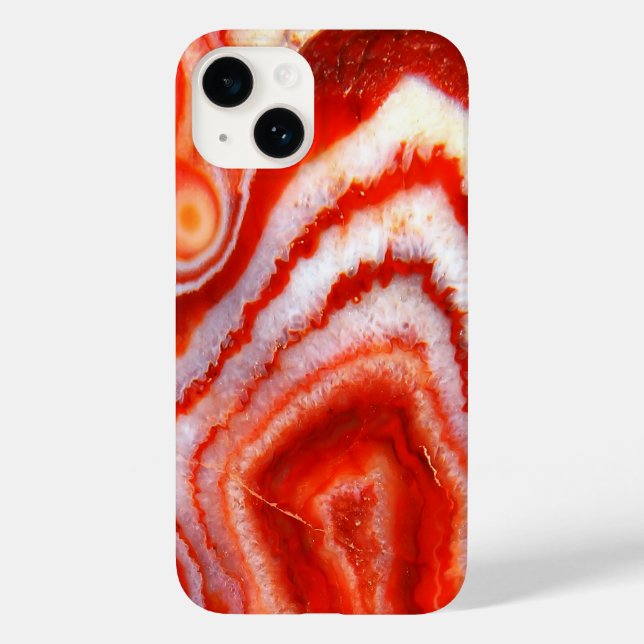 Falln Blood Orange Agate. Case-Mate iPhone Case (Back)