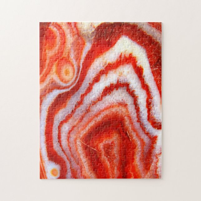 Falln Blood Orange Agate. Jigsaw Puzzle (Vertical)