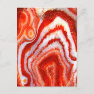 Falln Blood Orange Agate Postcard