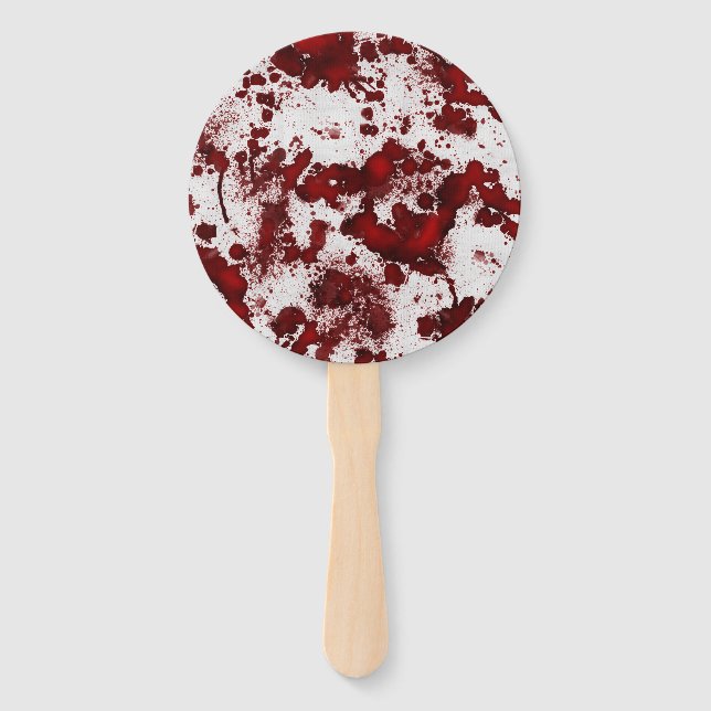 Falln Blood Splatter Hand Fan (Front)