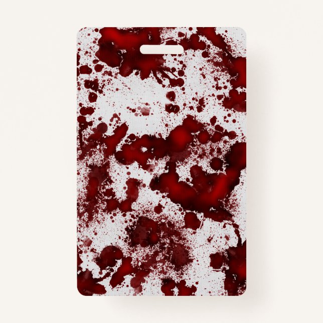 Falln Blood Splatter ID Badge (Front)