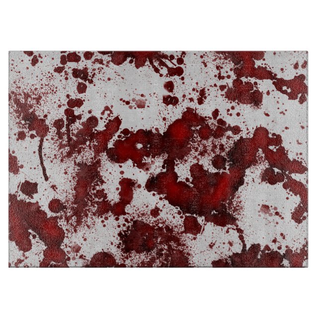 Falln Blood Stains Cutting Board (Front)