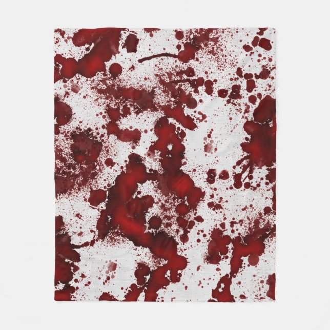 Falln Blood Stains Fleece Blanket (Front)