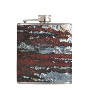 Falln Bloody Rust Drips Hip Flask