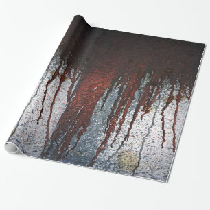 Falln Bloody Rust Drips Wrapping Paper