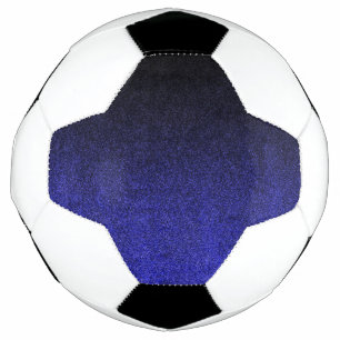 Falln Blue & Black Glitter Gradient Football