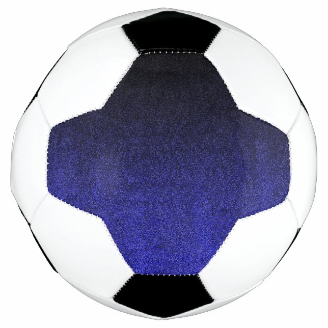 Falln Blue & Black Glitter Gradient Football (Front)