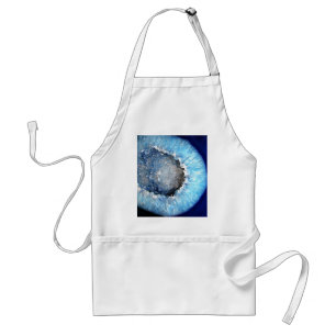Falln Blue Crystal Geode Standard Apron