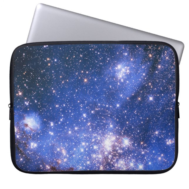 Falln Blue Embrionic Starfield Laptop Sleeve (Front)