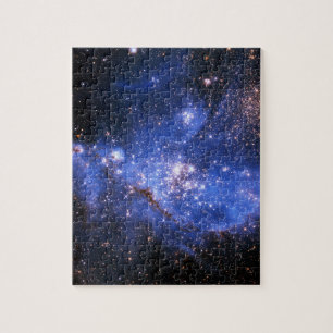 Falln Blue Embrionic Stars Jigsaw Puzzle