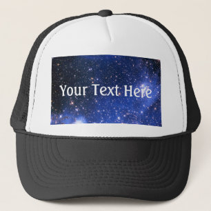 Falln Blue Embrionic Stars Trucker Hat