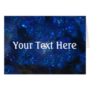 Falln Blue Glass Bubbles