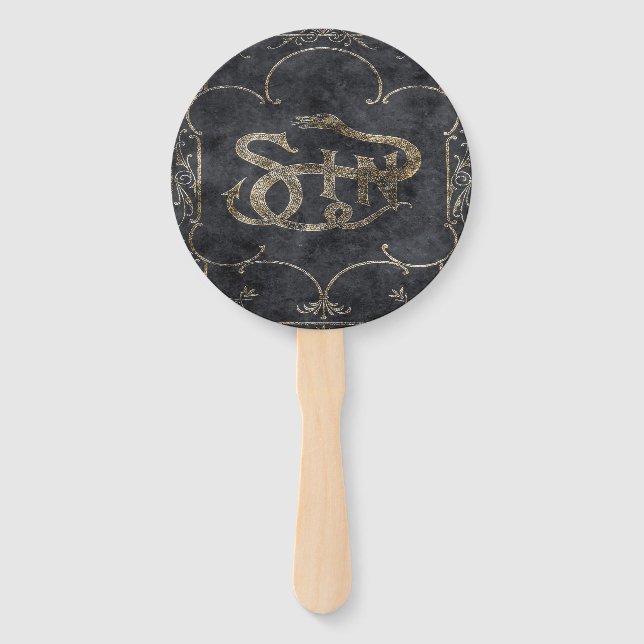 Falln Book of Sin Hand Fan (Front)