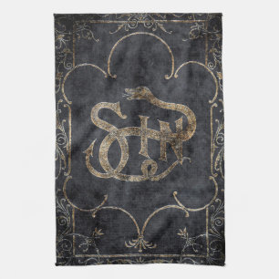 Falln Book of Sin Tea Towel