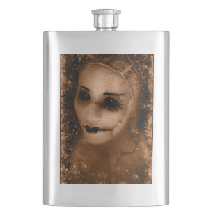 Falln Broken Pierrot Hip Flask