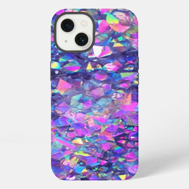 Falln Bubble Crystals iPhone Case (Back)