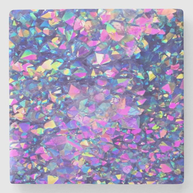 Falln Bubble Crystals Stone Coaster (Front)