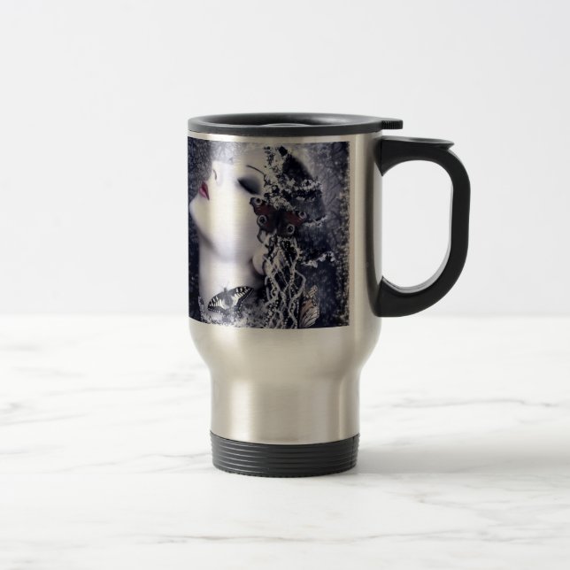 Falln Butterfly Travel Mug (Right)