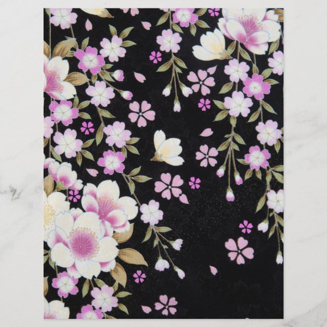 Falln Cascading Pink Flowers (Front)