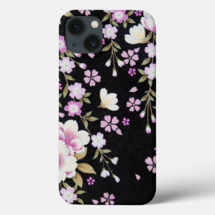 Falln Cascading Pink Flowers iPhone 13 Case