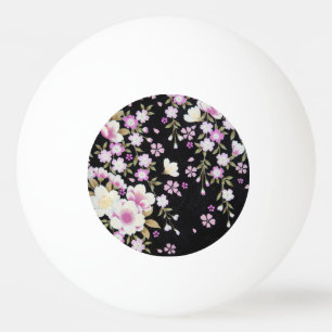 Falln Cascading Pink Flowers Ping Pong Ball