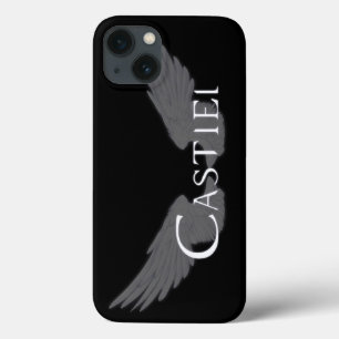 Falln Castiel With Wings White iPhone 13 Case