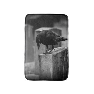 Falln Cemetery Crow Bath Mat