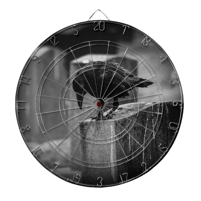 Falln Cemetery Crow Dartboard (Front)
