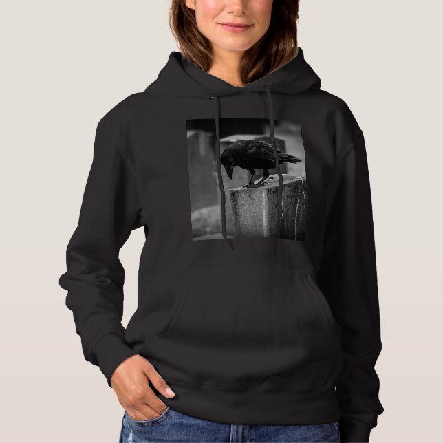 Falln Cemetery Crow Hoodie (Front)