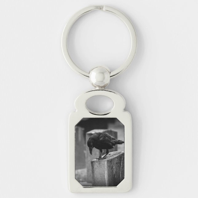 Falln Cemetery Crow Key Ring (Front)