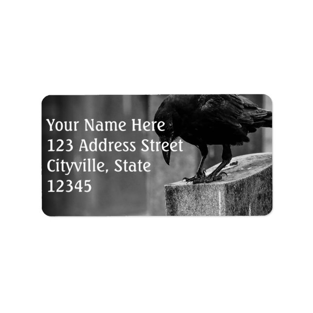 Falln Cemetery Crow Label (Front)