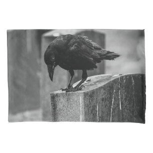 Falln Cemetery Crow Pillowcase