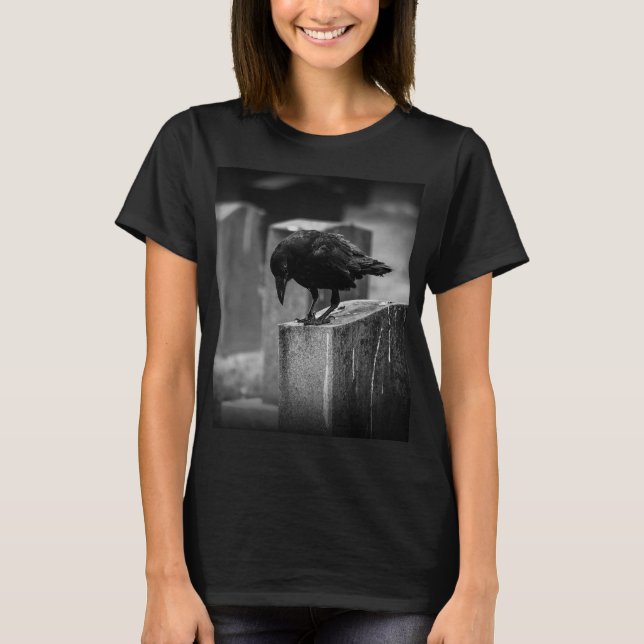 Falln Cemetery Crow T-Shirt (Front)