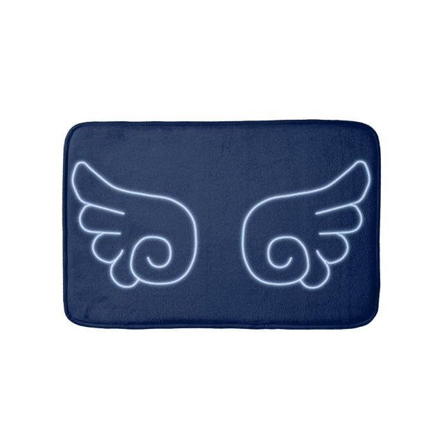 Falln Chibi Angel Wings Bath Mat (Front)