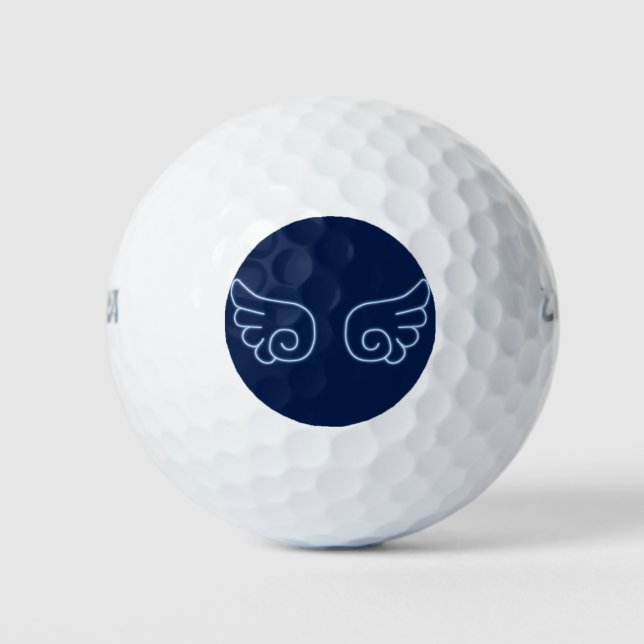 Falln Chibi Angel Wings Golf Balls (Front)